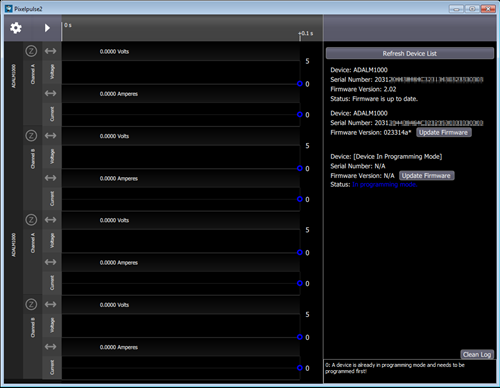 PixelPulse2 FwMultipleDevices s