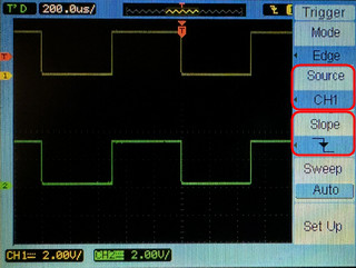 DS01024A Panel Trigger CH1 Falling