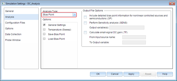 12 SimulationSetting BiasPoint DC s