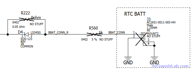 Schematic J3 Connector